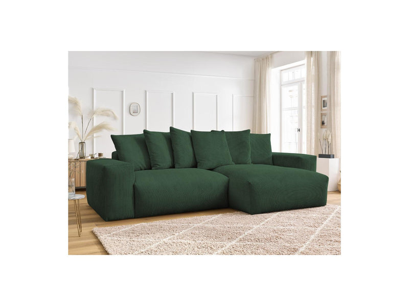 Canapé D'Angle Réversible - Voltaire - Velours Côtelé