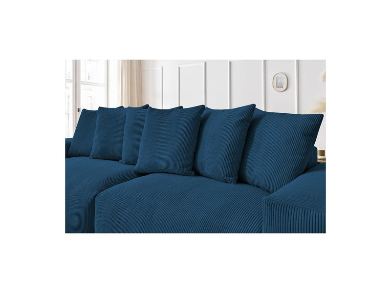 Canapé Droit Fixe 4 Places - Voltaire - Velours Côtelé