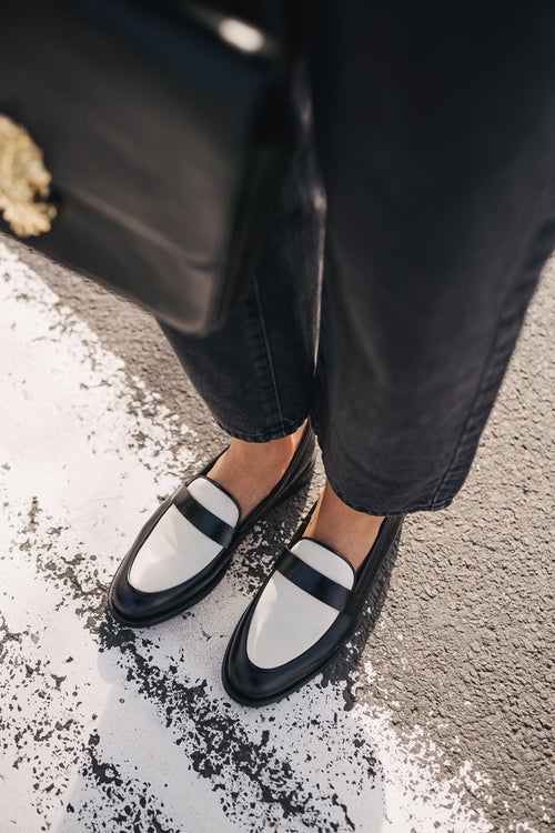 Mocassins Amber Bicolore