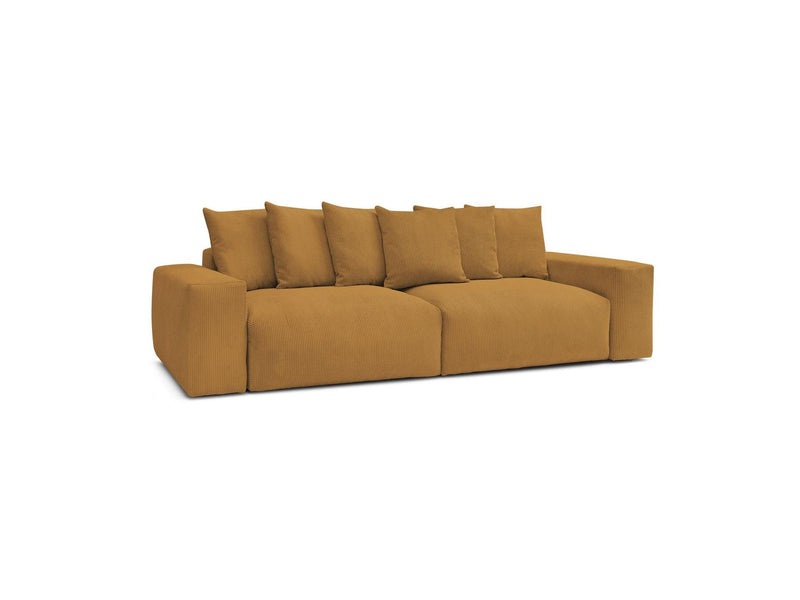 Canapé Droit Fixe 4 Places - Voltaire - Velours Côtelé