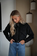 Solan Black - Suede Jacket