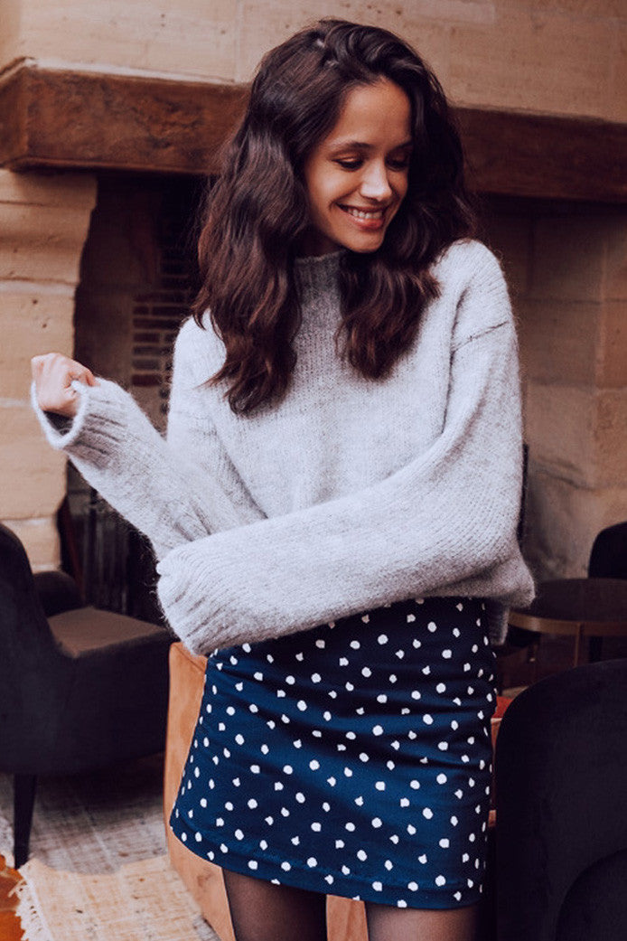 Louise Doty Navy Skirt