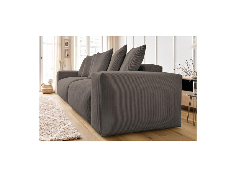 Canapé Droit Fixe 4 Places - Voltaire - Velours Côtelé