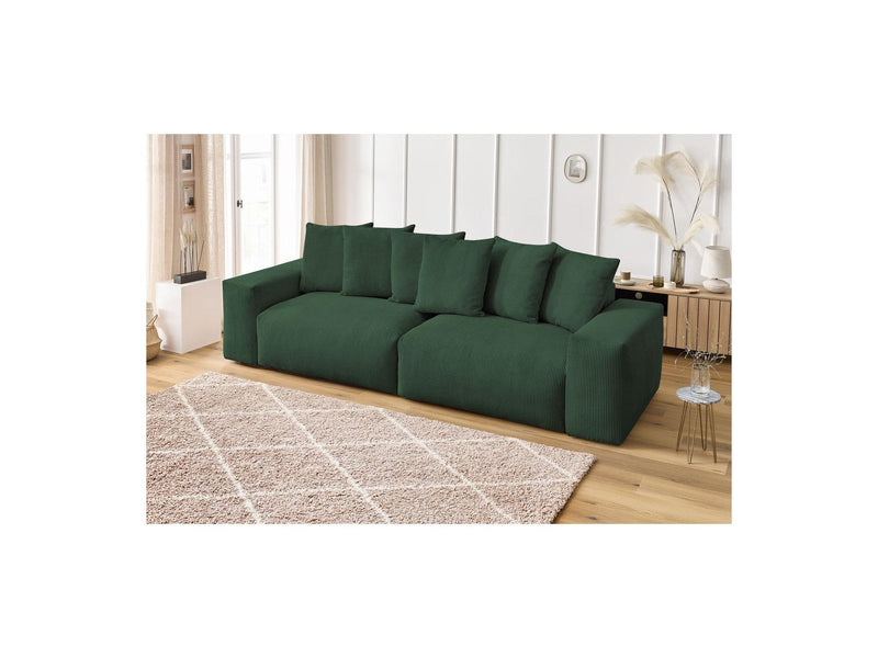 Canapé Droit Fixe 4 Places - Voltaire - Velours Côtelé