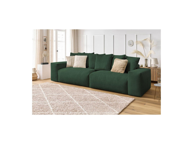 Canapé Droit Fixe 4 Places - Voltaire - Velours Côtelé