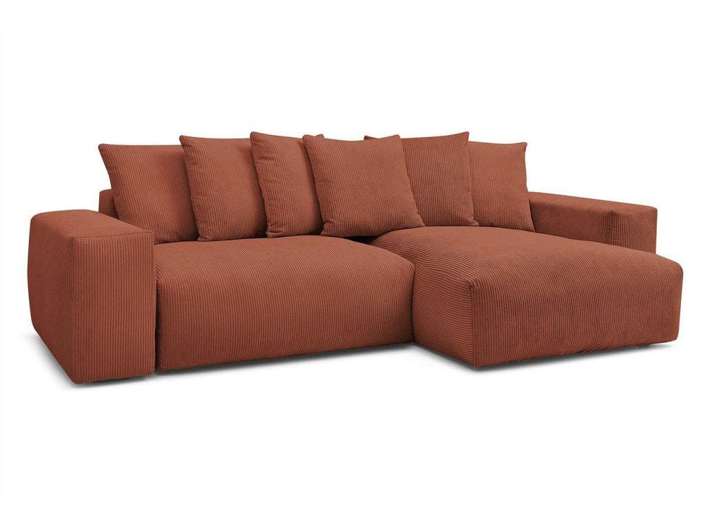 Voltaire - Sofá esquinero reversible convertible con arcón
