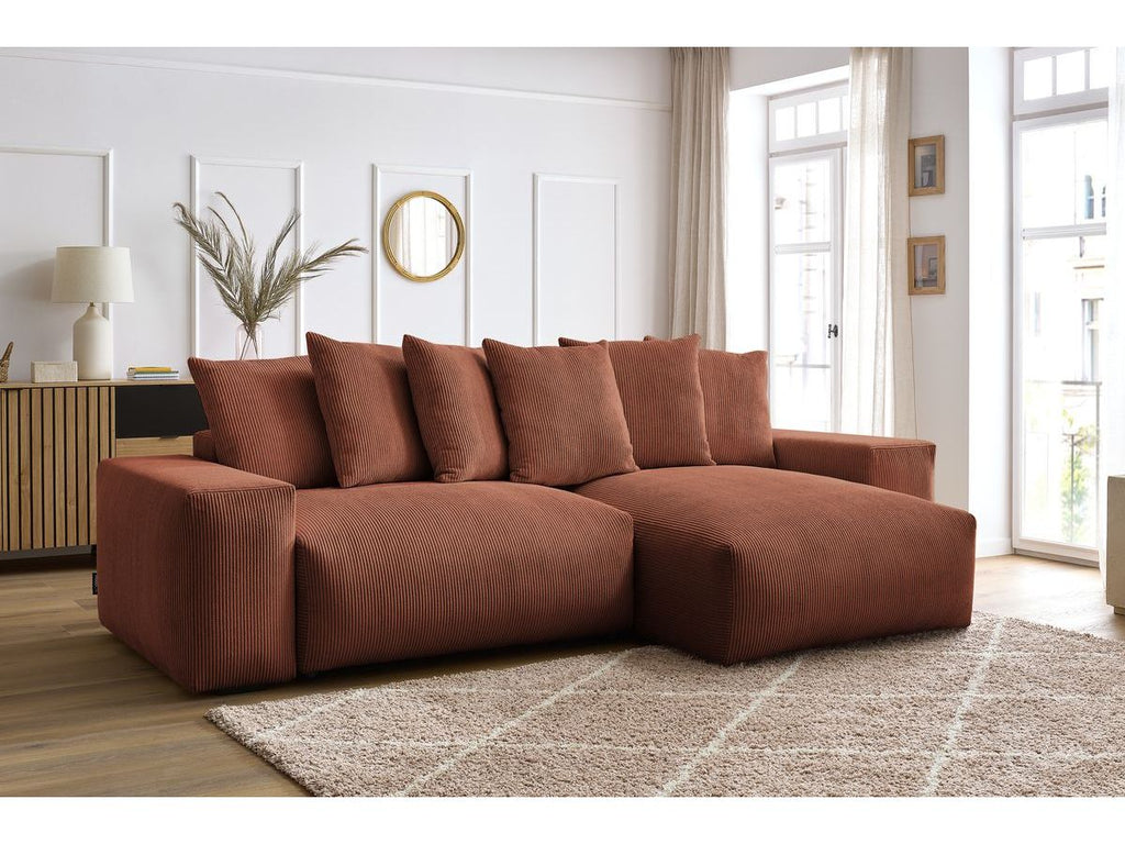Voltaire - Sofá esquinero reversible convertible con arcón