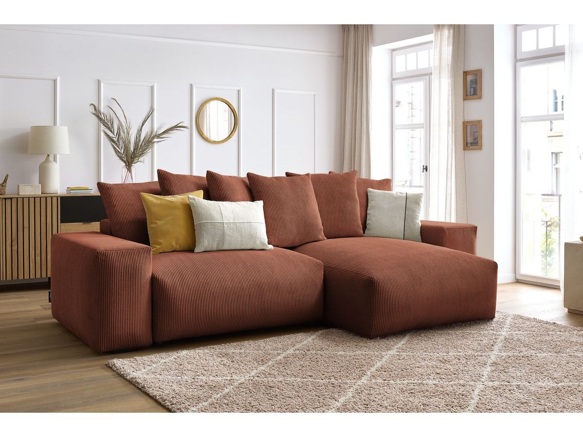 Voltaire - Sofá esquinero reversible convertible con arcón