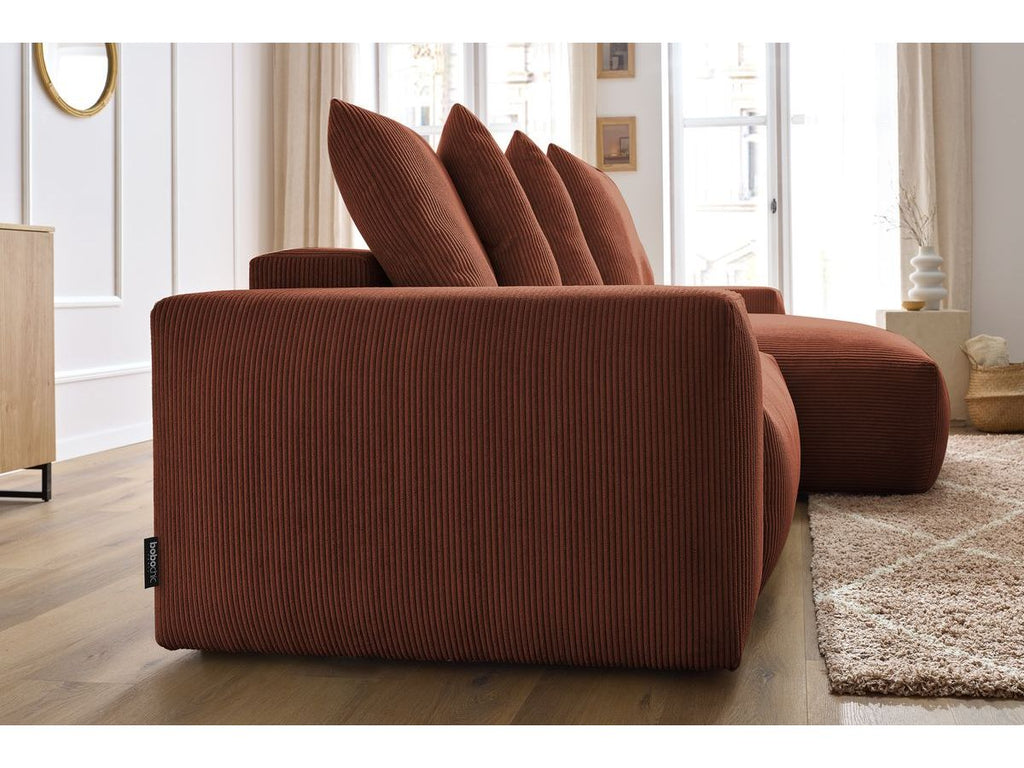 Voltaire - Sofá esquinero reversible convertible con arcón