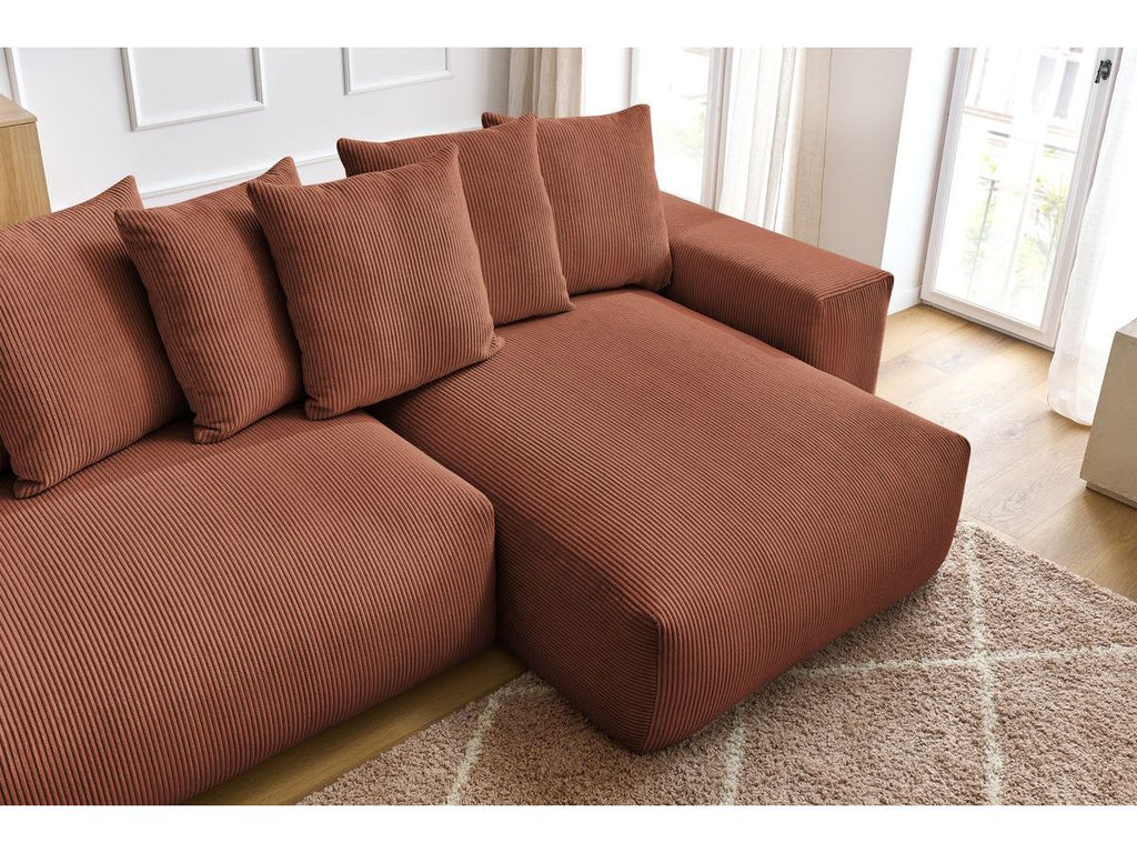 Voltaire - Sofá esquinero reversible convertible con arcón