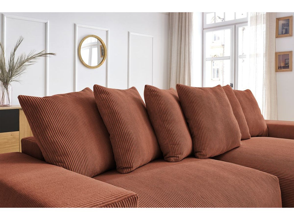 Voltaire - Sofá esquinero reversible convertible con arcón