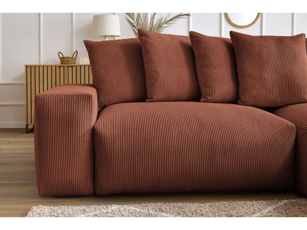 Voltaire - Sofá esquinero reversible convertible con arcón