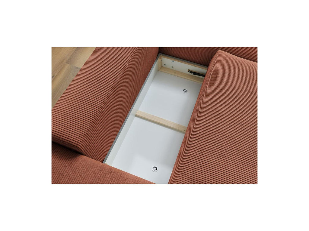 Voltaire - Sofá esquinero reversible convertible con arcón