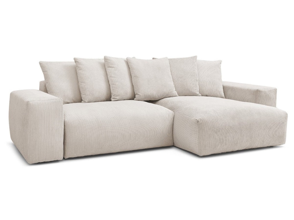 Voltaire - Sofá esquinero reversible convertible con arcón
