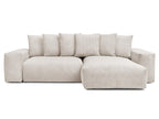 Voltaire - Sofá esquinero reversible convertible con arcón