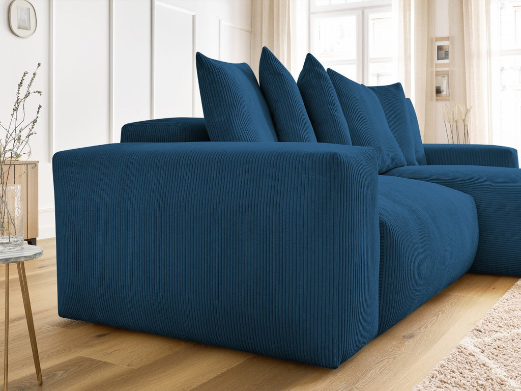 Voltaire - Sofá esquinero reversible convertible con arcón