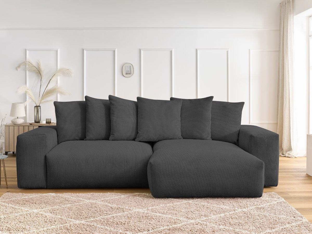Voltaire - Sofá esquinero reversible convertible con arcón