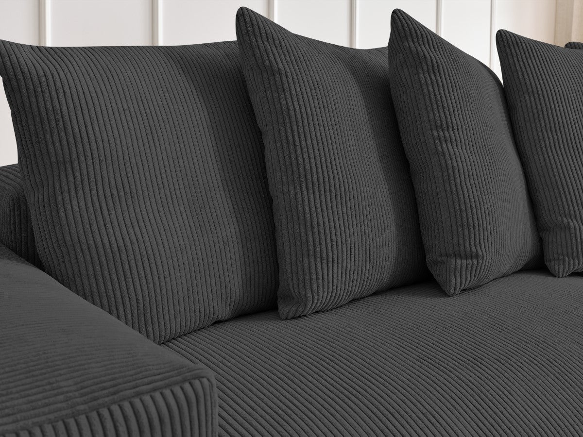 Voltaire - Sofá esquinero reversible convertible con arcón