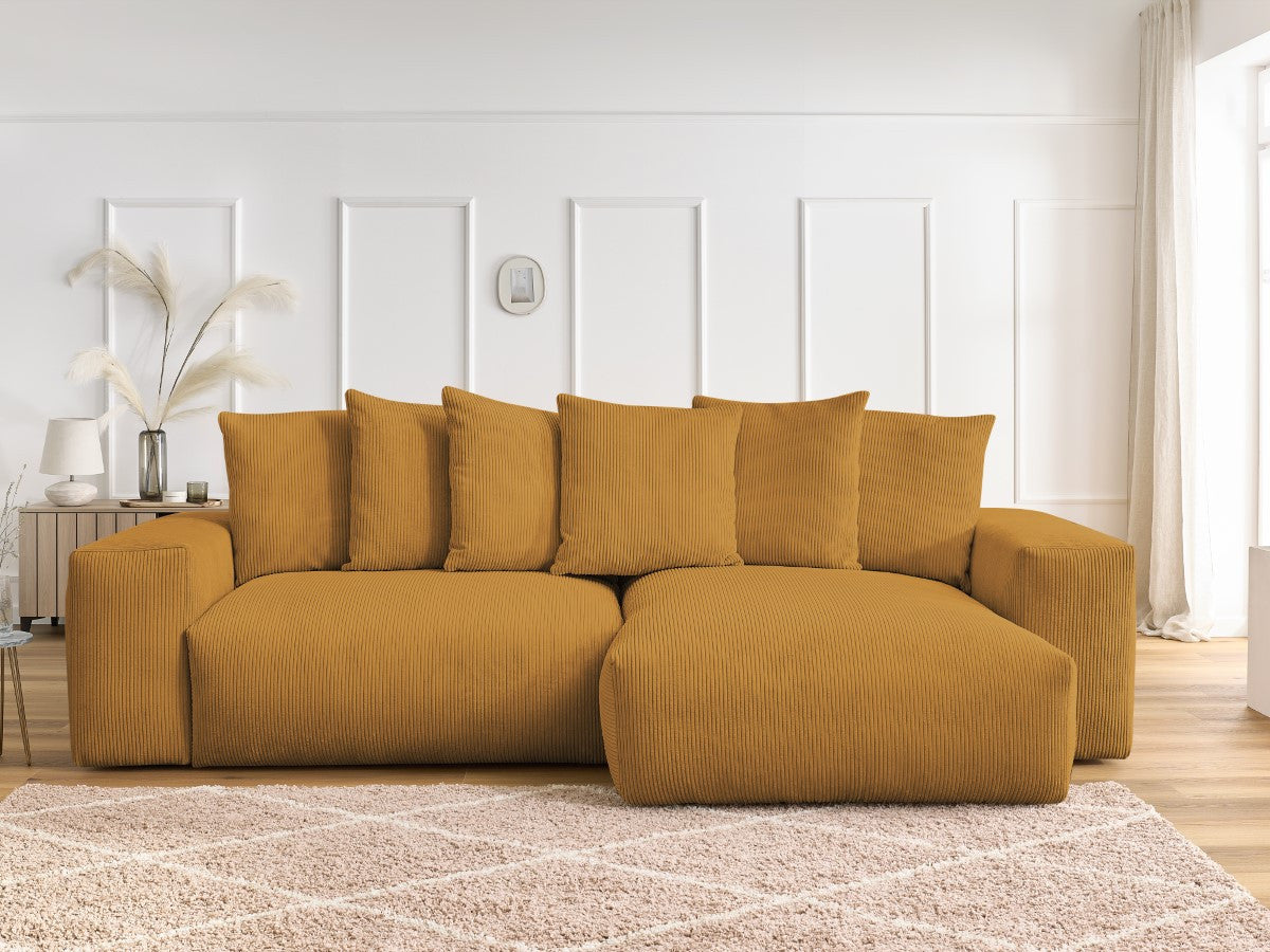 Voltaire - Sofá esquinero reversible convertible con arcón