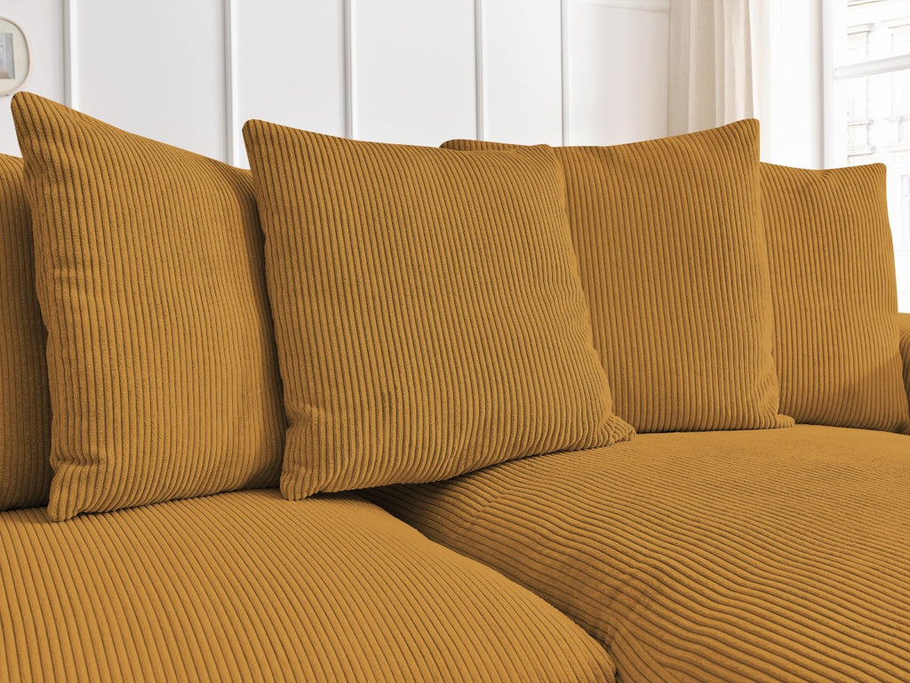 Voltaire - Sofá esquinero reversible convertible con arcón