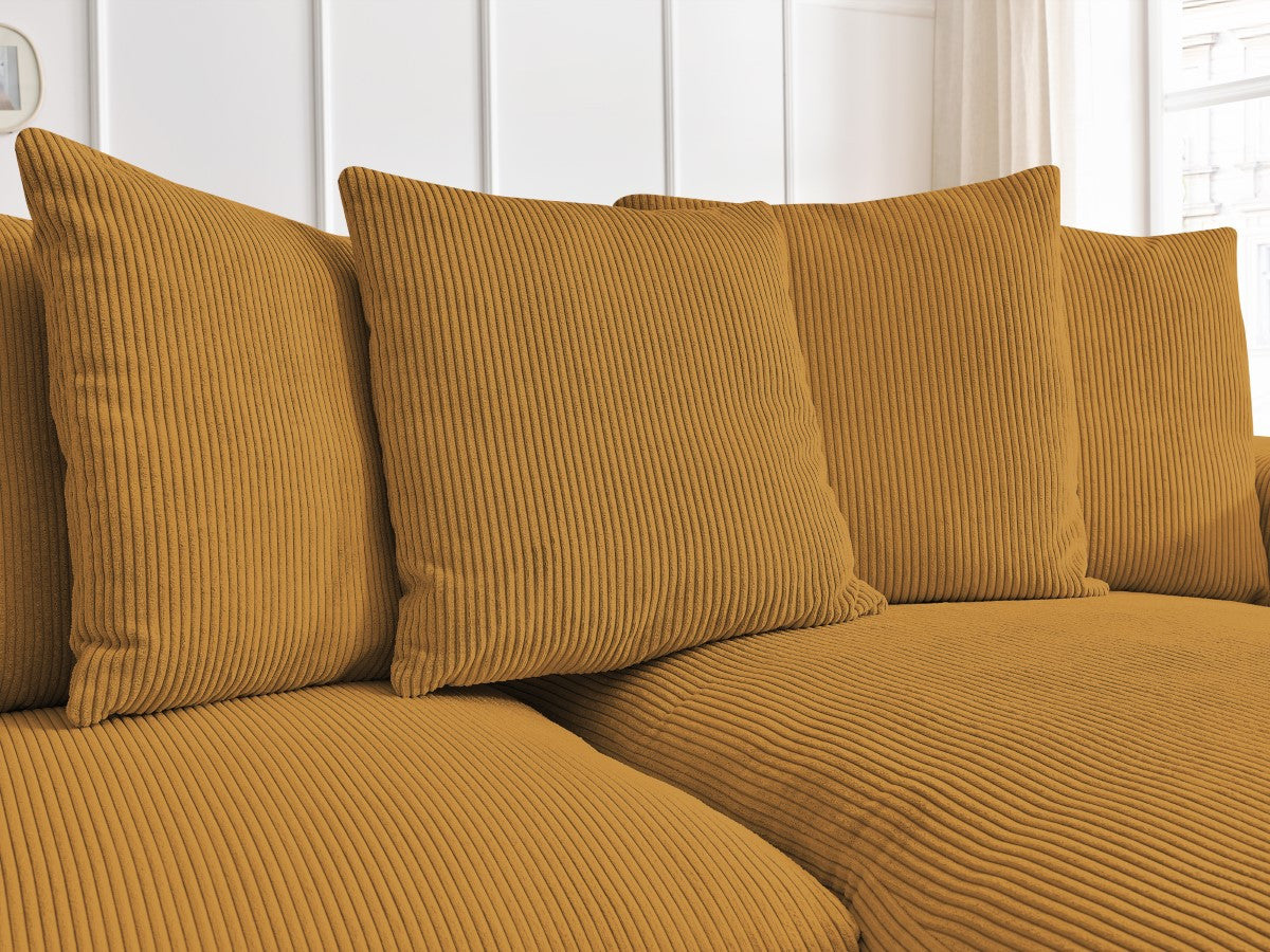 Voltaire - Sofá esquinero reversible convertible con arcón