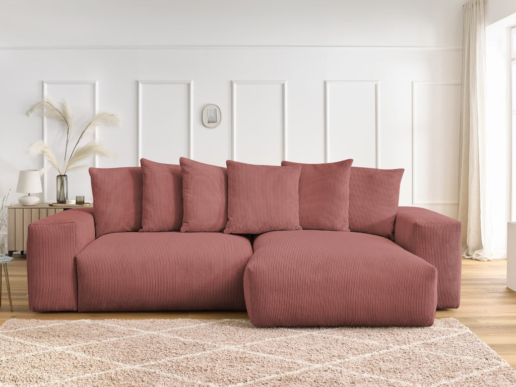 Voltaire - Sofá esquinero reversible convertible con arcón