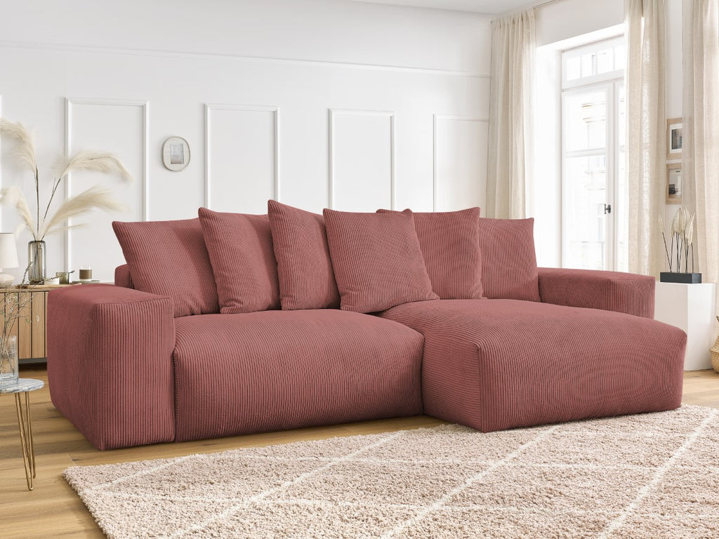 Voltaire - Sofá esquinero reversible convertible con arcón