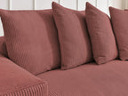 Voltaire - Sofá esquinero reversible convertible con arcón