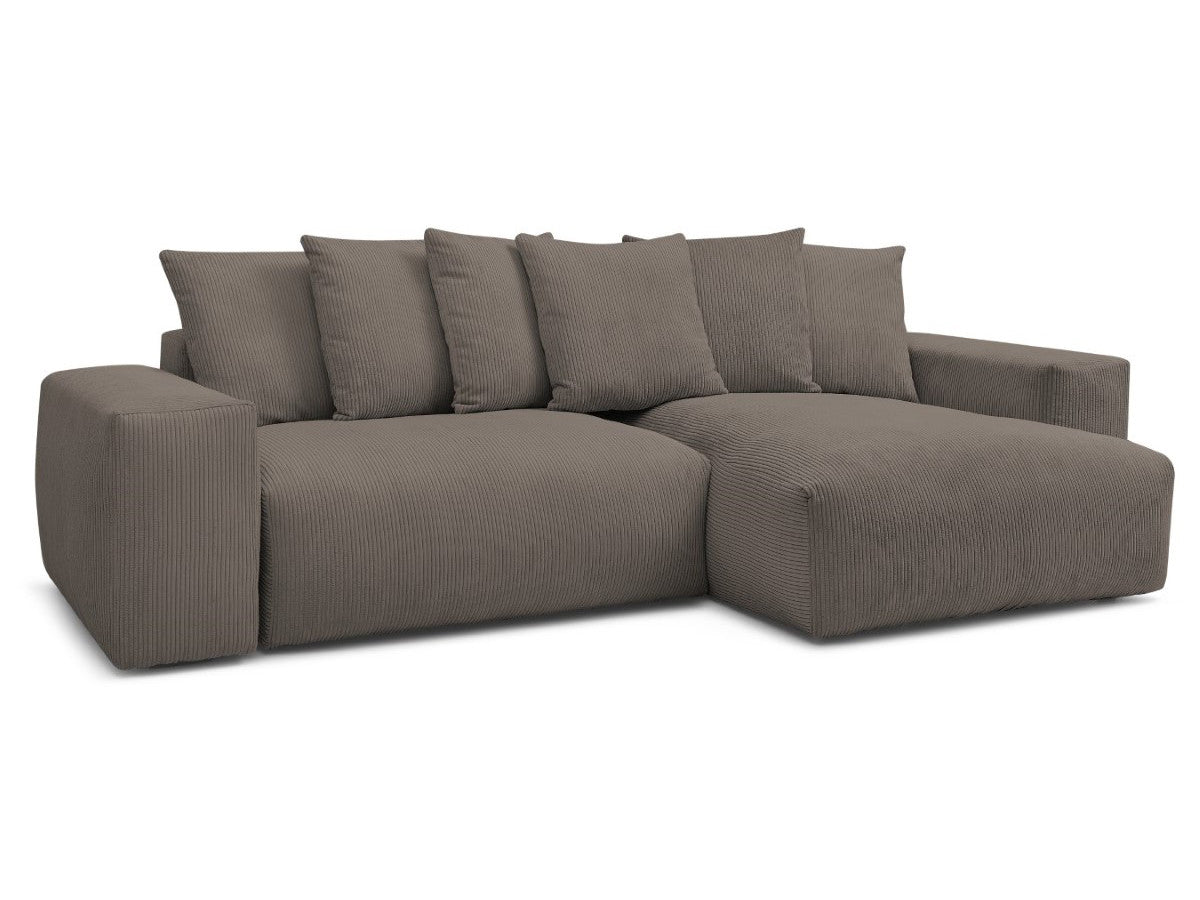 Voltaire - Sofá esquinero reversible convertible con arcón