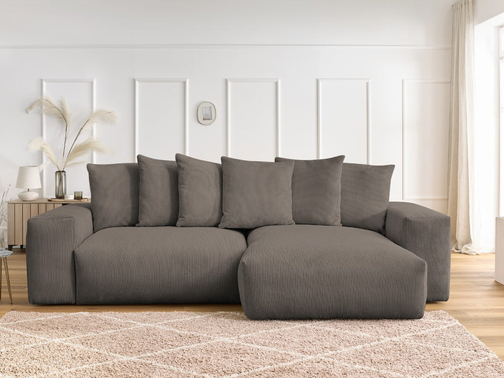 Voltaire - Sofá esquinero reversible convertible con arcón