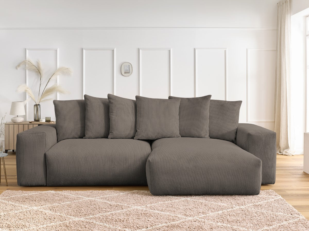 Voltaire - Sofá esquinero reversible convertible con arcón
