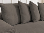 Voltaire - Sofá esquinero reversible convertible con arcón