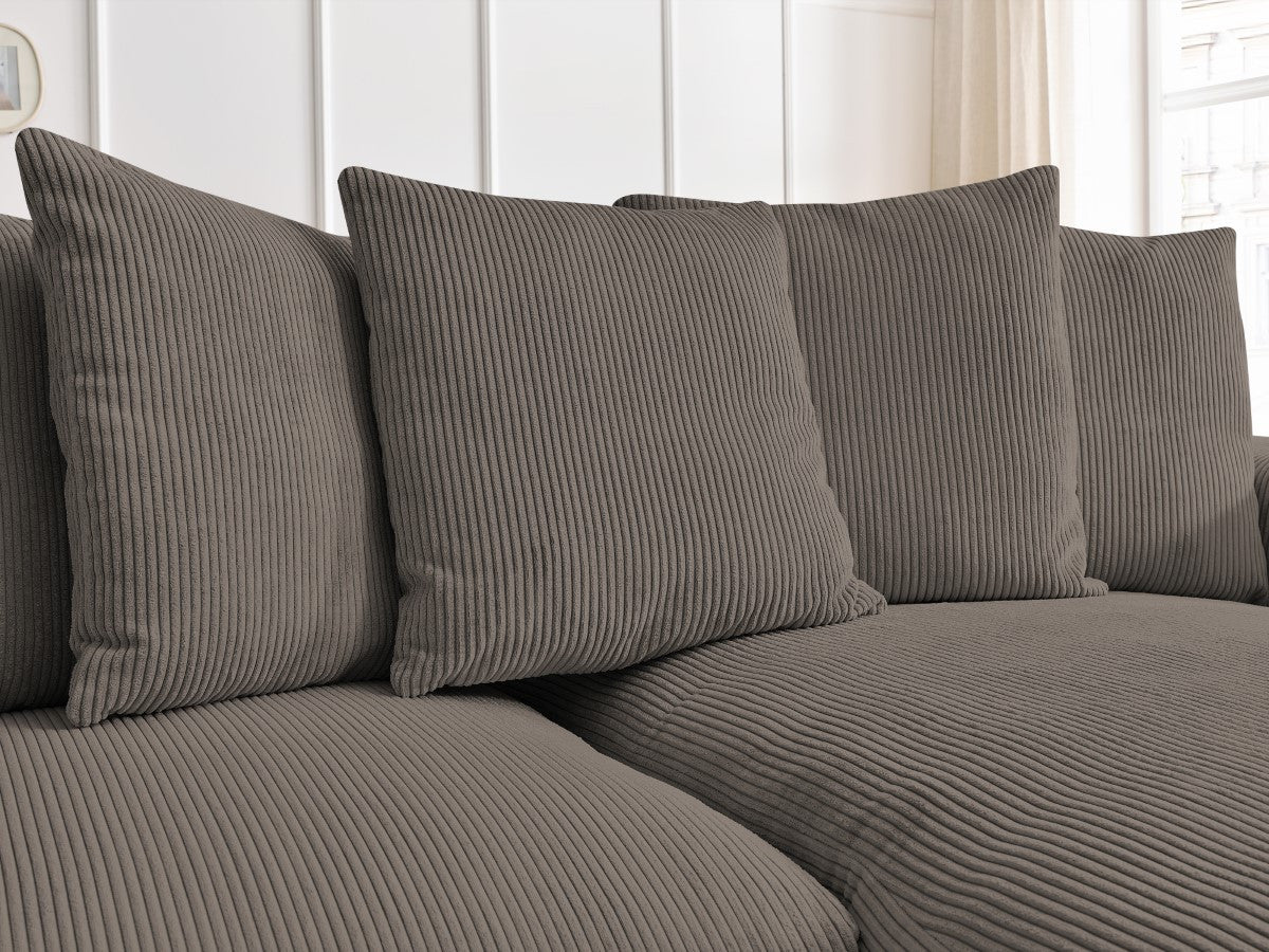 Voltaire - Sofá esquinero reversible convertible con arcón