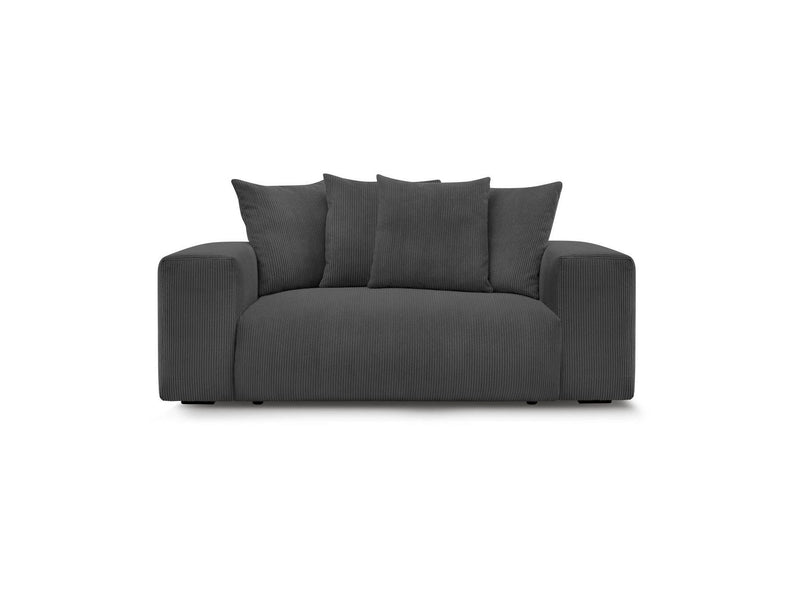 Canapé Droit Fixe 2 Places - Voltaire - Velours Côtelé