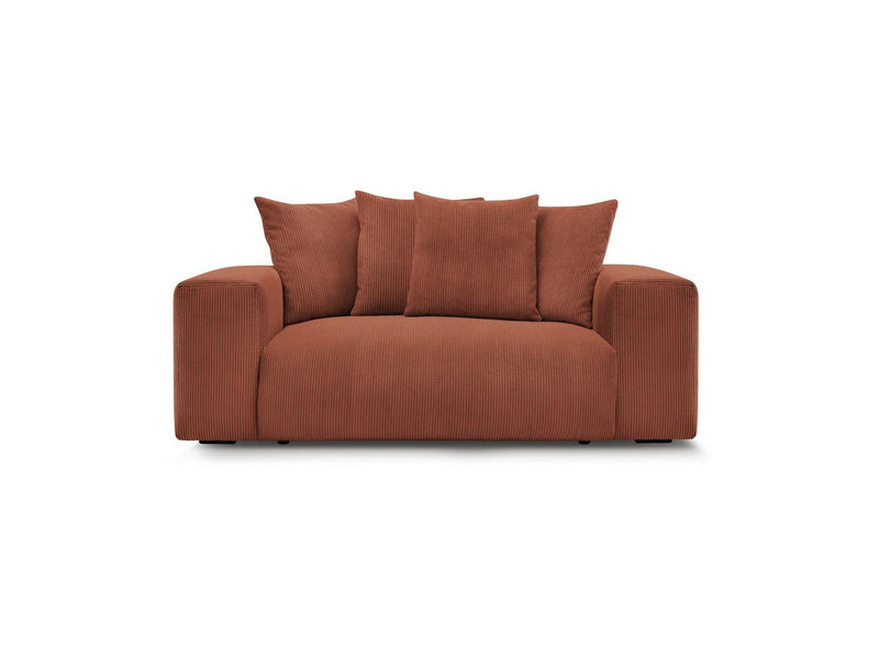 Canapé Droit Fixe 2 Places - Voltaire - Velours Côtelé