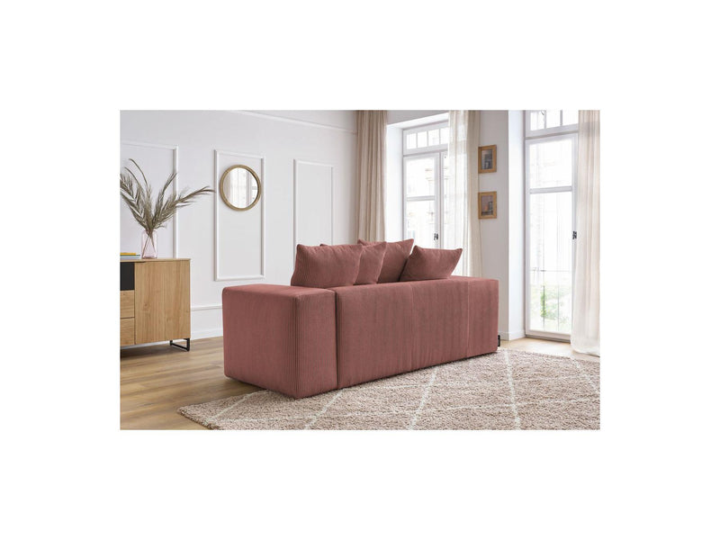 Canapé Droit Fixe 2 Places - Voltaire - Velours Côtelé