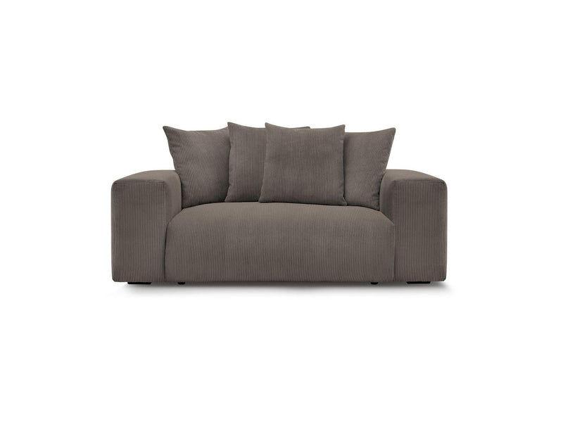 Canapé Droit Fixe 2 Places - Voltaire - Velours Côtelé