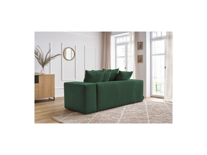 Canapé Droit Fixe 2 Places - Voltaire - Velours Côtelé