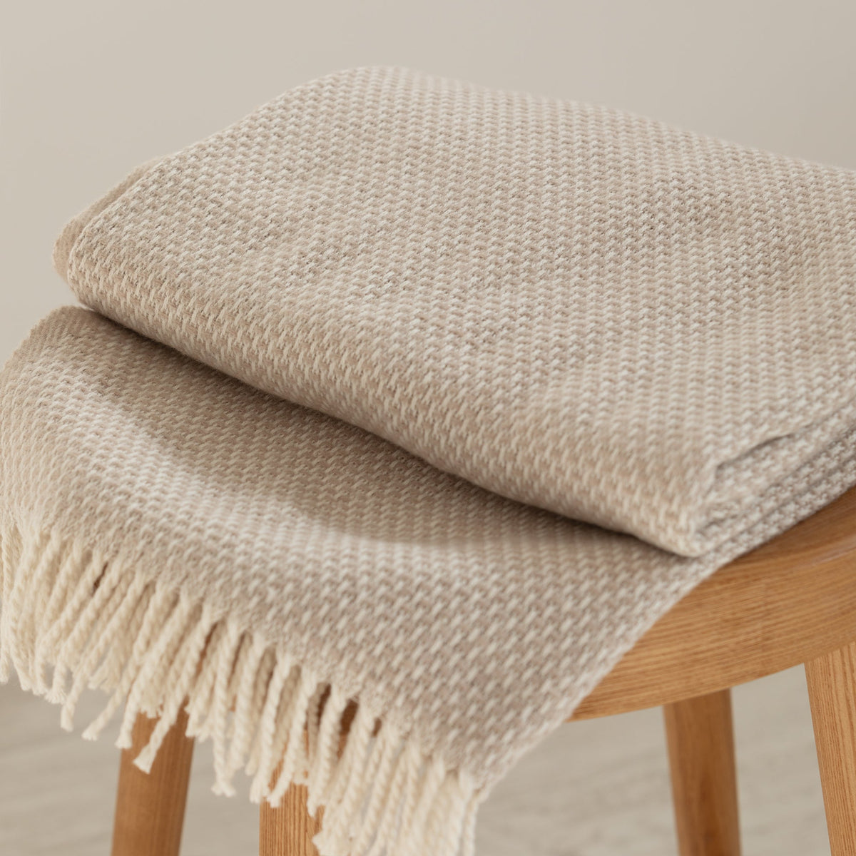 Plaid Haze - Beige