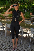 Pantalon Capri Noémie - Noir