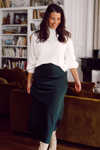 Skirt Rose Satin Forest