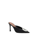 Mules - Amina Muaddi Camelia 90 - Black