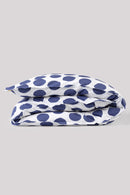 Housse de couette percale de coton pois bleus Les pensionnaires