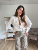 Jean Flare Leopard Alix