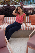 Top floral Lina