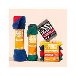 Pack Couleurs - Éponges, Éponge Acier Et Microfibres