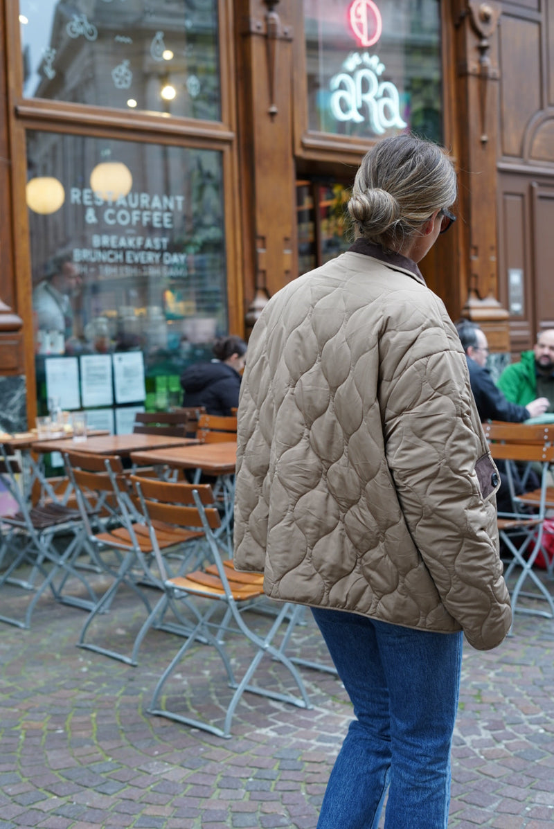 Veste Augustine Matelassé Beige