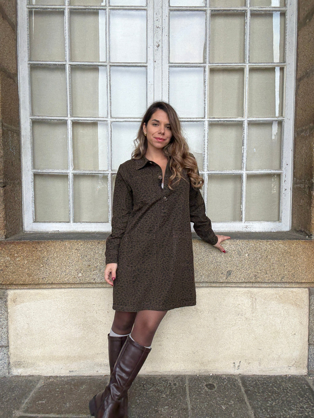 Vestido Alix leopardo
