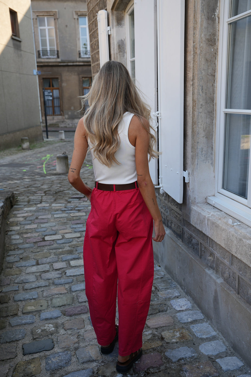 Pantalon Ballon Jay - Rouge