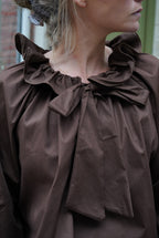 Madeleine Chocolate Blouse